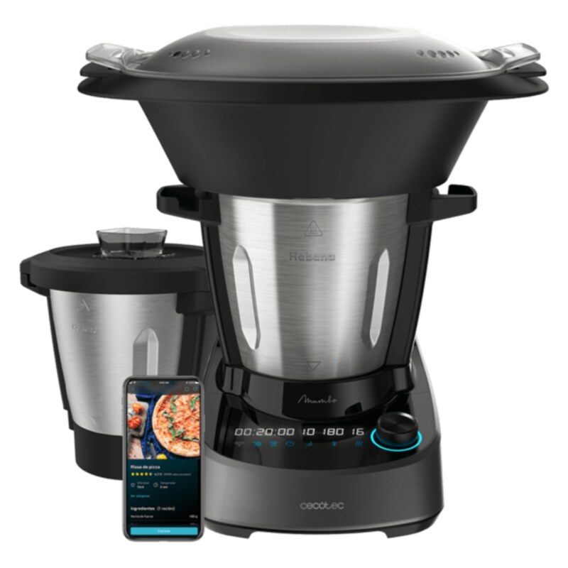 Cecotec Mambo 11090 Habana 1600 W 3,3 L Negro, Acero inoxidable