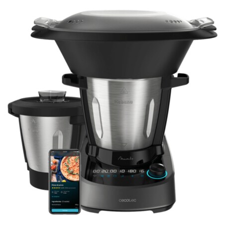 Cecotec Mambo 11090 Habana 1600 W 3,3 L Negro, Acero inoxidable