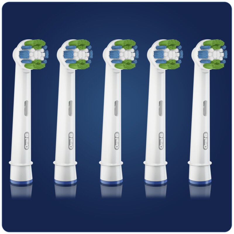 Oral-B Precision Clean 80339350 cepillo de cabello 5 pieza(s) Azul, Blanco