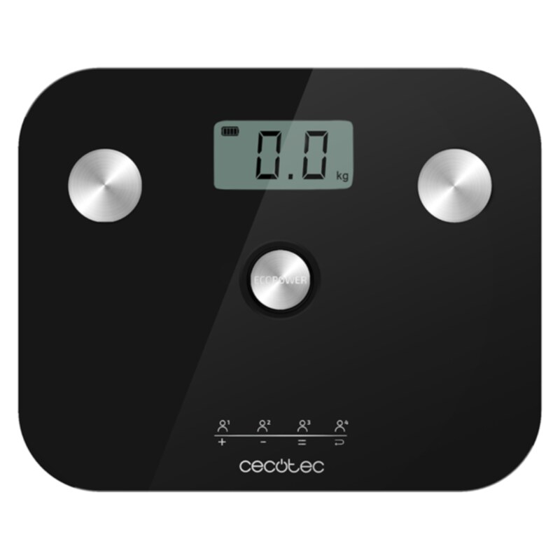 Cecotec Surface Precision EcoPower 10100 Full Healthy Plaza Negro Báscula personal electrónica