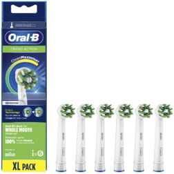 Oral-B CrossAction 80339345 cepillo de cabello 6 pieza(s) Azul, Verde, Blanco