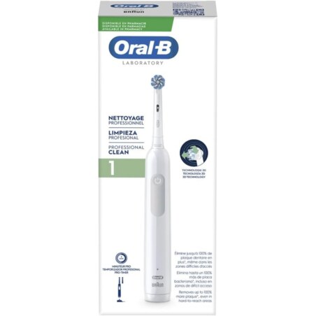Braun Oral-B Lab Pro 1 Clean Adulto Cepillo dental oscilante Blanco