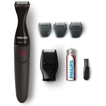 Philips MULTIGROOM Series 1000 MG1100/16 Perfilador de barba potente y preciso