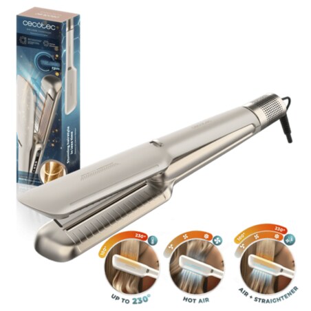 Cecotec Air Lisse Champagne Plancha de pelo Airflow Champán