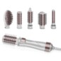 Cecotec 03446 Utensilio de peinado Herramienta de peinado con múltiples accesorios Caliente Gris, Oro rosado 1000 W 1,8 m