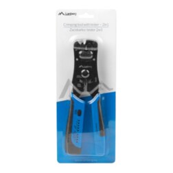 Lanberg NT-0203 crimpadora Herramienta para prensar Negro, Azul