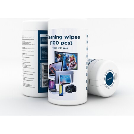 Gembird CK-WW100-01 kit de limpieza para computadora LCD/TFT/Plasma Paños secos para limpieza de equipos