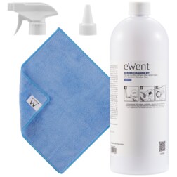 Ewent EW5680 kit de limpieza para computadora Pantallas / Plásticos, Universal Kit de limpieza para equipos 1000 ml