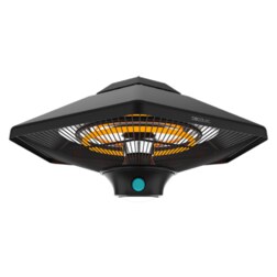 Cecotec ReadyWarm 2000 Power Ceiling Exterior Negro 2000 W Calefactor eléctrico halógeno