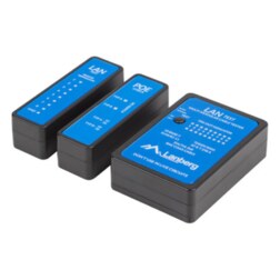 Lanberg NT-0404 comprobador de cables de red Comprobador de alimentación PoE Negro, Azul