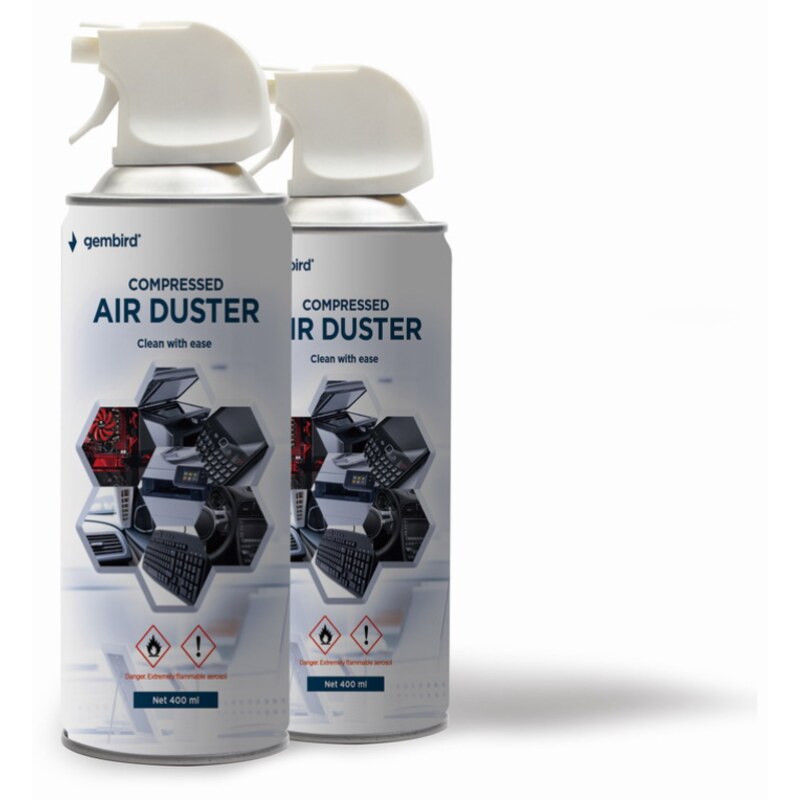 Gembird CK-CAD-FL400-01 limpiador de aire comprimido 400 ml