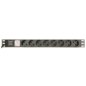 Gembird EG-PDU-014-C14 unidad de distribución de energía (PDU) 8 salidas AC 1U Negro