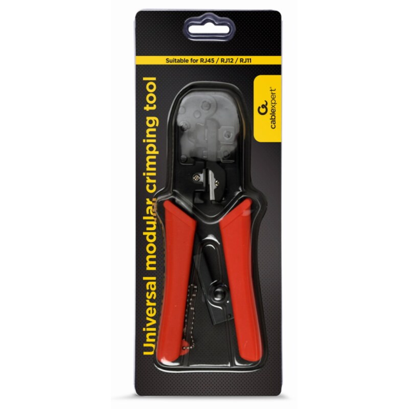Gembird T-WC-02 crimpadora Negro, Naranja