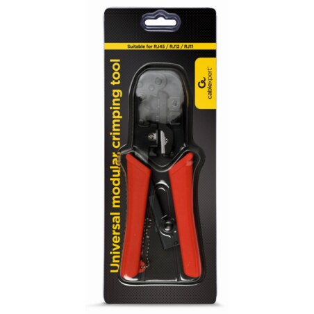 Gembird T-WC-02 crimpadora Negro, Naranja
