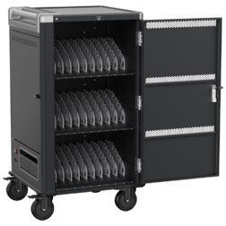 Ewent EW1700 carrito y armario de dispositivo portátil Carro de gestión y carga para dispositivos portátiles Negro, Gris
