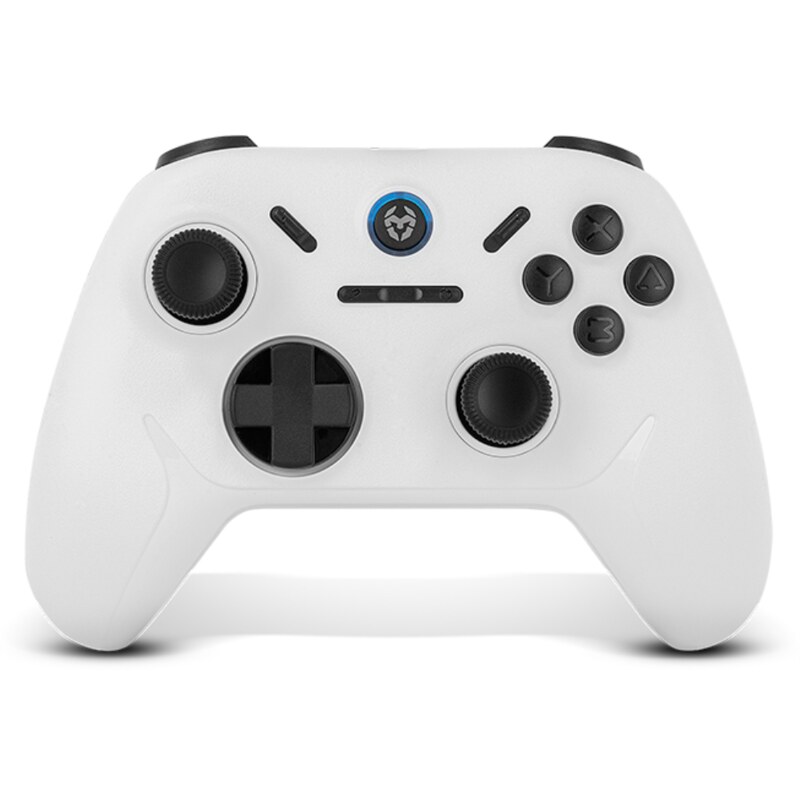 Krom Kadoer Blanco Bluetooth/USB Gamepad Analógico/Digital Android, Nintendo Switch, Nintendo Switch 2, PC, iOS