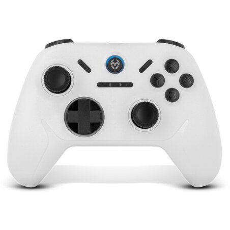 Krom Kadoer Blanco Bluetooth/USB Gamepad Analógico/Digital Android, Nintendo Switch, Nintendo Switch 2, PC, iOS