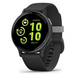 Garmin Vivoactive 5 3,05 cm (1.2") AMOLED 42 mm Digital 390 x 390 Pixeles Pantalla táctil Negro Wifi GPS (satélite)