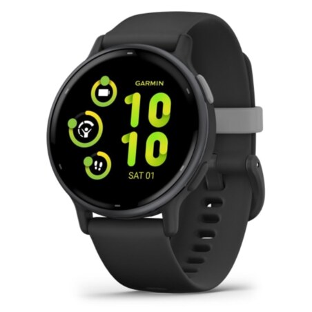 Garmin Vivoactive 5 3,05 cm (1.2") AMOLED 42 mm Digital 390 x 390 Pixeles Pantalla táctil Negro Wifi GPS (satélite)