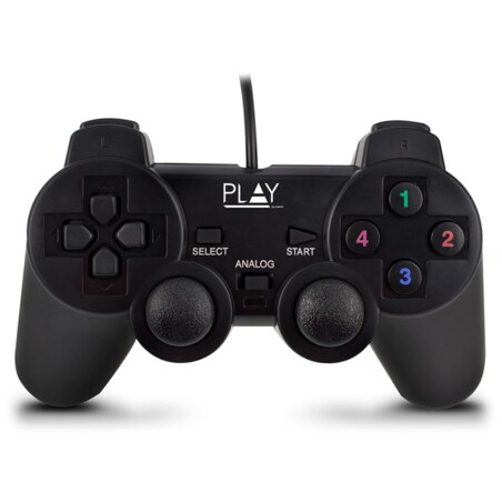 Ewent Play Negro USB 2.0 Gamepad Analógico/Digital PC