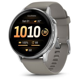 Garmin Venu 4 3,56 cm (1.4") AMOLED 45 mm Digital 454 x 454 Pixeles Pantalla táctil Plata Wifi GPS (satélite)