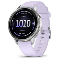 Garmin Venu 4 3,05 cm (1.2") AMOLED 41 mm Digital 390 x 390 Pixeles Pantalla táctil Plata Wifi GPS (satélite)