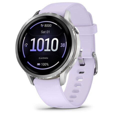 Garmin Venu 4 3,05 cm (1.2") AMOLED 41 mm Digital 390 x 390 Pixeles Pantalla táctil Plata Wifi GPS (satélite)