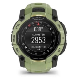 Garmin Instinct 3 AMOLED 3,3 cm (1.3") 50 mm Digital 416 x 416 Pixeles Pantalla táctil Verde, Gris GPS (satélite)