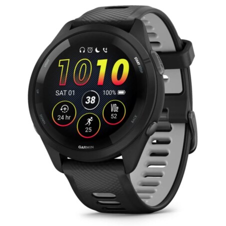 Garmin Forerunner 265 3,3 cm (1.3") AMOLED 46 mm Digital 416 x 416 Pixeles Pantalla táctil Negro Wifi GPS (satélite)