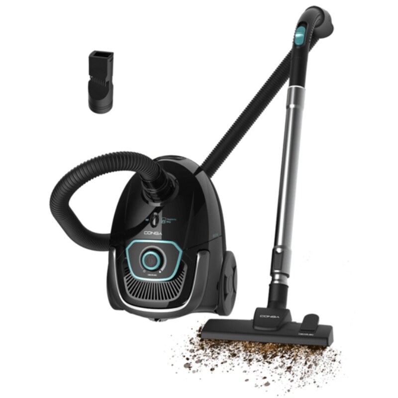 Cecotec Conga Powerbag 2500 Plus 2,5 L Aspiradora de tambor Secar 850 W Bolsa para el polvo