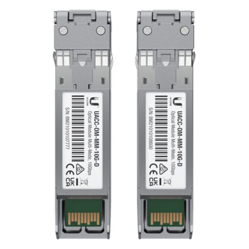 Ubiquiti UACC-OM-MM-10G-D-2 red modulo transceptor Fibra óptica 10000 Mbit/s 850 nm
