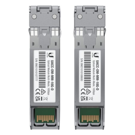 Ubiquiti UACC-OM-MM-10G-D-2 red modulo transceptor Fibra óptica 10000 Mbit/s 850 nm