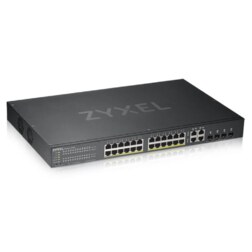 Zyxel GS1920-24HPV2 Gestionado Gigabit Ethernet (10/100/1000) Energía sobre Ethernet (PoE) Negro