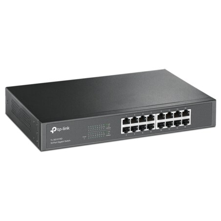 TP-Link TL-SG1016D No administrado Gigabit Ethernet (10/100/1000) Negro