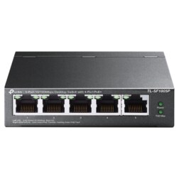 TP-Link TL-SF1005P No administrado Fast Ethernet (10/100) Energía sobre Ethernet (PoE) Negro