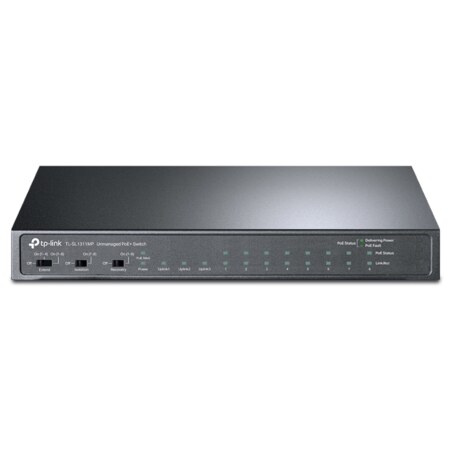 TP-Link TL-SL1311MP switch No administrado Fast Ethernet (10/100) Energía sobre Ethernet (PoE) Negro