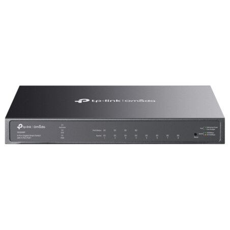 TP-Link Omada TL-SG2008P Gestionado L2/L2+ Gigabit Ethernet (10/100/1000) Energía sobre Ethernet (PoE) Negro