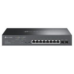 TP-Link Omada TL-SG2210MP Gestionado L2/L2+ Gigabit Ethernet (10/100/1000) Energía sobre Ethernet (PoE) 1U Negro