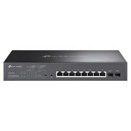 TP-Link Omada TL-SG2210MP Gestionado L2/L2+ Gigabit Ethernet (10/100/1000) Energía sobre Ethernet (PoE) 1U Negro