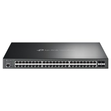 TP-Link Omada SG3452XP switch Gestionado L2+ Gigabit Ethernet (10/100/1000) Energía sobre Ethernet (PoE) 1U Negro