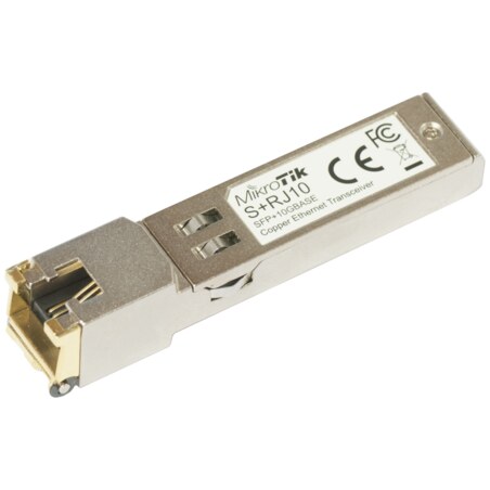 Mikrotik S+RJ10 red modulo transceptor 10000 Mbit/s SFP+