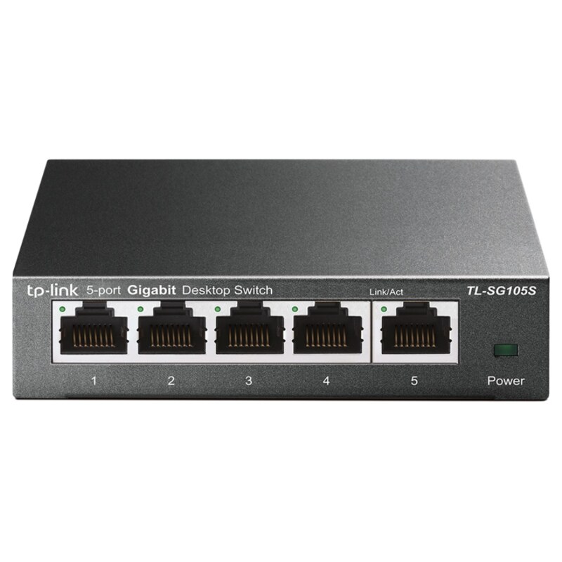 TP-Link TL-SG105S No administrado Gigabit Ethernet (10/100/1000) Negro