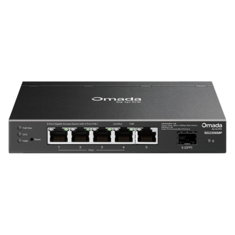 TP-Link Omada SG2206MP switch L2 Gigabit Ethernet (10/100/1000) Energía sobre Ethernet (PoE)
