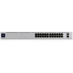 Ubiquiti UniFi Pro 24-Port PoE Gestionado L2/L3 Gigabit Ethernet (10/100/1000) Energía sobre Ethernet (PoE) 1U Plata