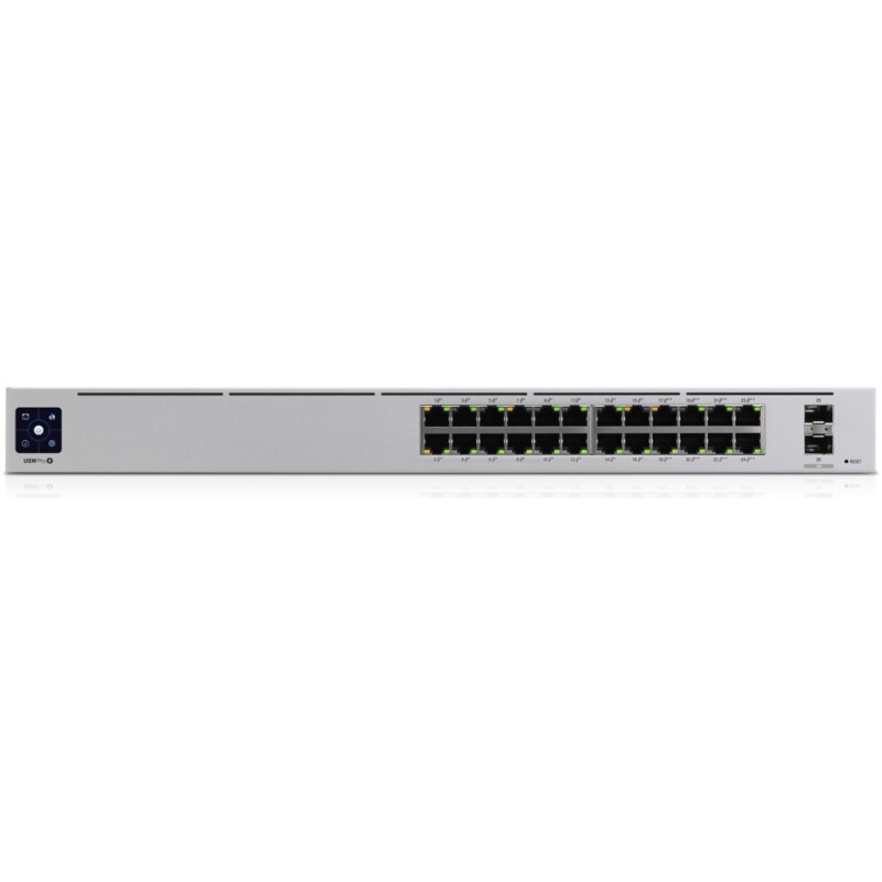 Ubiquiti UniFi Pro 24-Port PoE Gestionado L2/L3 Gigabit Ethernet (10/100/1000) Energía sobre Ethernet (PoE) 1U Plata