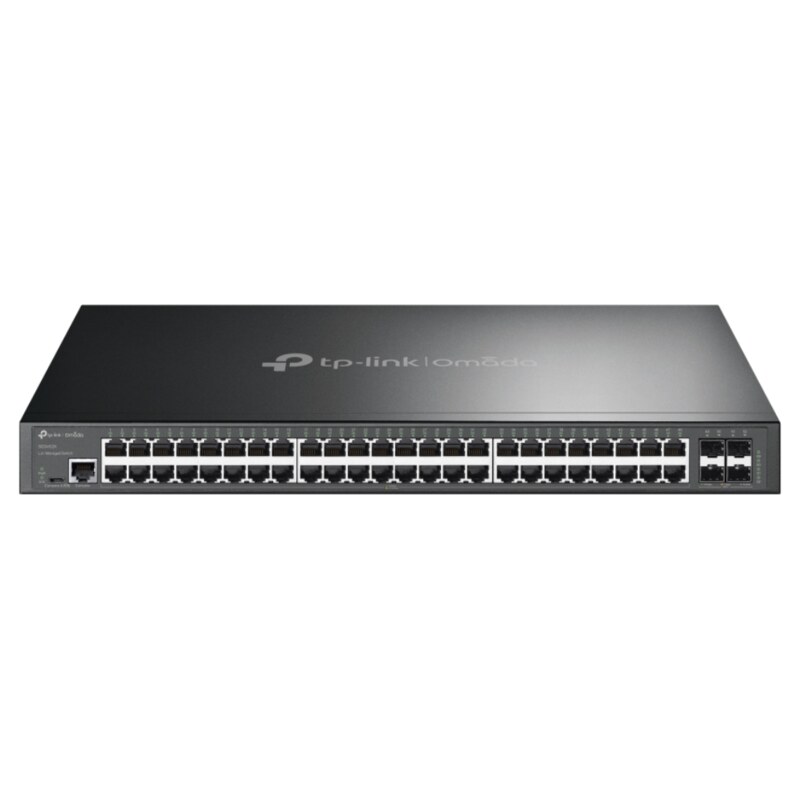 TP-Link Omada SG3452X switch Gestionado L2+ Gigabit Ethernet (10/100/1000) 1U Negro