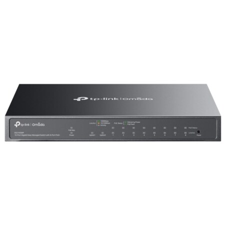 TP-Link Omada ES210GMP switch Gestionado Gigabit Ethernet (10/100/1000) Energía sobre Ethernet (PoE) Negro