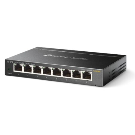 TP-Link Omada TL-SG108S switch No administrado Gigabit Ethernet (10/100/1000) Negro