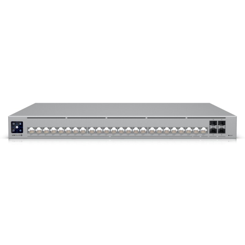 Ubiquiti UniFi Pro HD 24 PoE Gestionado L2/L3 2.5G Ethernet (100/1000/2500) Energía sobre Ethernet (PoE) 1U Gris