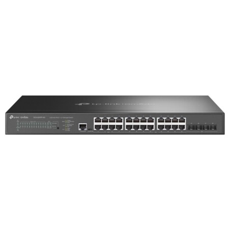 TP-Link Omada SG3428XPP-M2 switch Gestionado L2+ 2.5G Ethernet (100/1000/2500) Energía sobre Ethernet (PoE) 1U Negro
